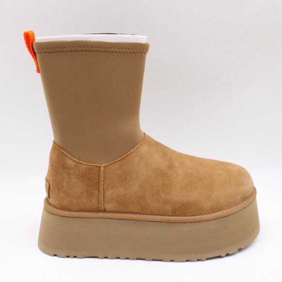 NIDB UGG Classic Dipper Platform Boots with Neoprene Shaft in Chestnut US Size 7 - Picture 8 of 16